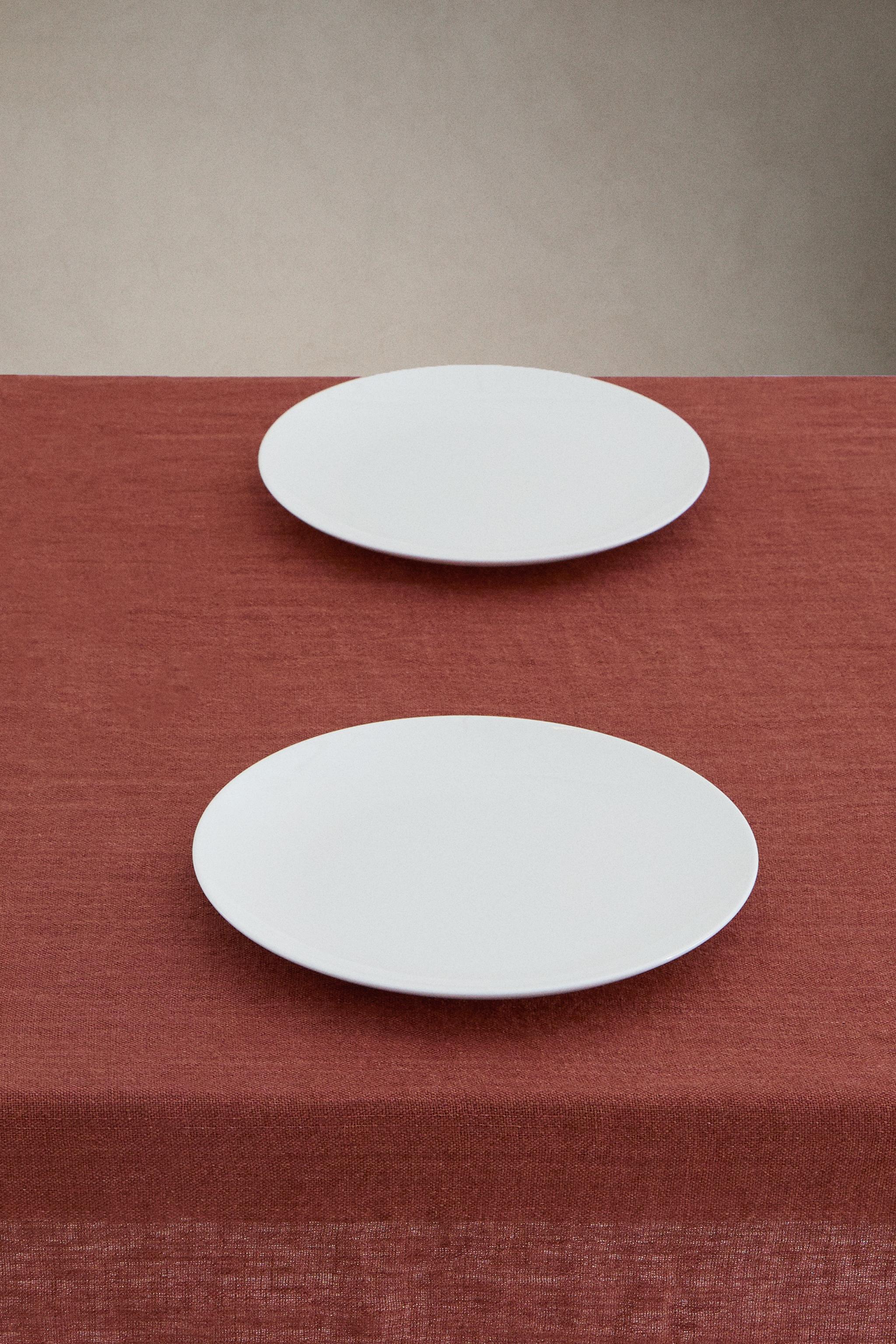 NAPPE LIN ÉPAIS RAYURES COLORÉES